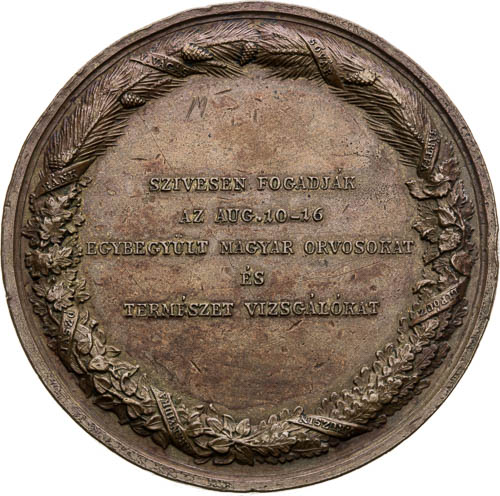 Medaile 1846 - revers