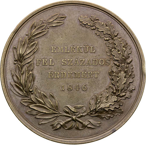 Medaile 1846 - revers