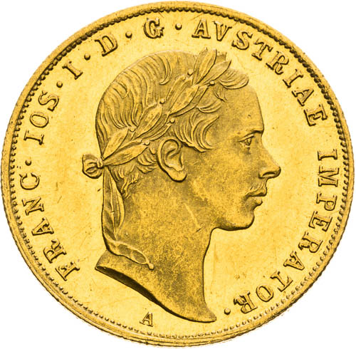 Dukát 1856 - avers