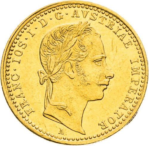 Dukát 1860 - averz