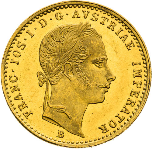 Dukát 1861 - averz