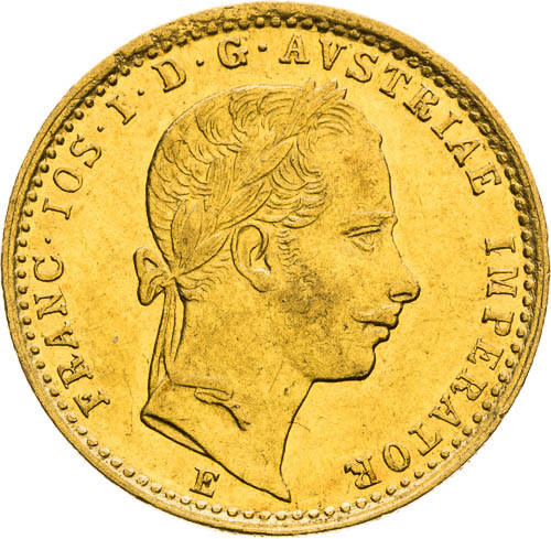 Dukát 1861 - averz