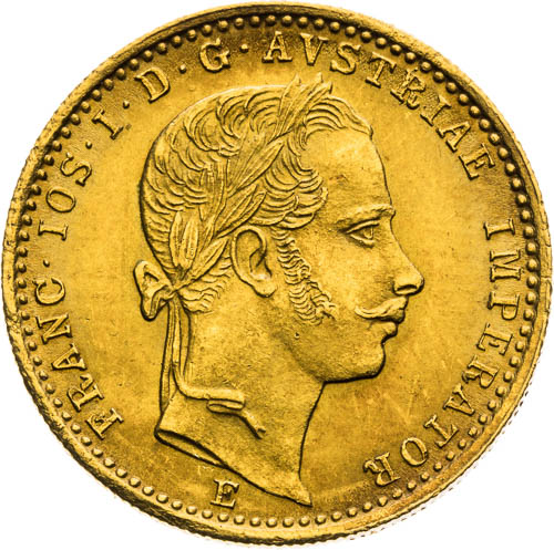 Dukát 1862 - averz