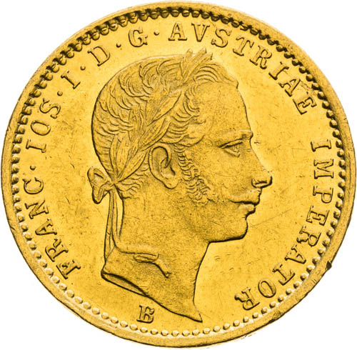 Dukát 1863 - averz