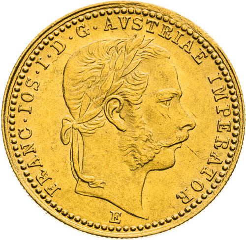 Dukát 1866 - averz