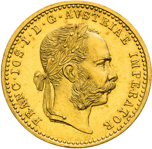 Dukát 1896 - avers
