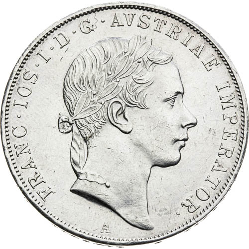 Konvenční tolar 1852 - avers