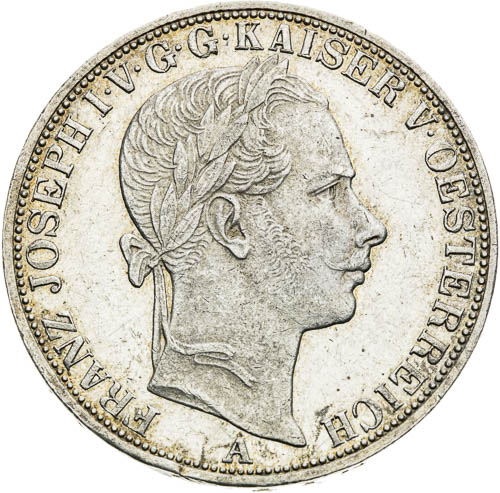 Spolkový tolar 1858 - avers