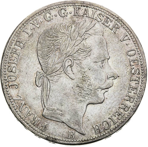 Spolkový tolar 1866 - avers