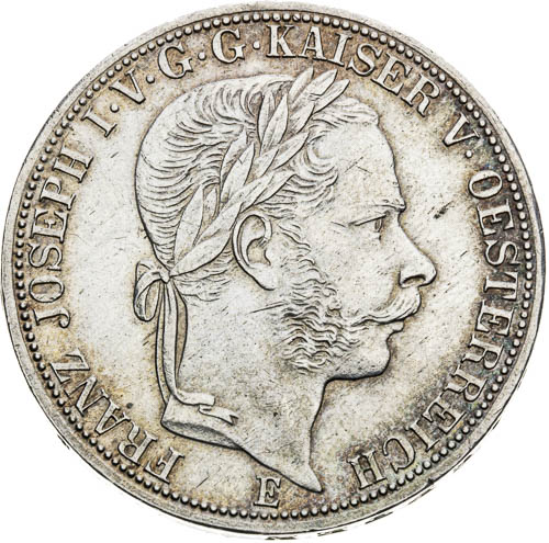 Spolkový toliar 1867 - averz