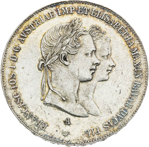 Gulden 1854 - front