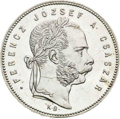 Gulden 1868 - front