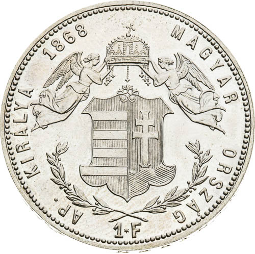 Gulden 1868 - back