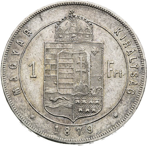 Gulden 1879 - back
