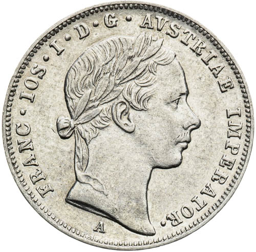 10 Krejcar 1853 - avers