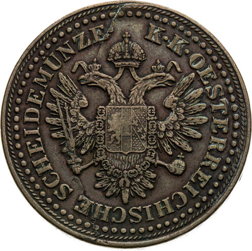 3 Krejcar 1851 - avers
