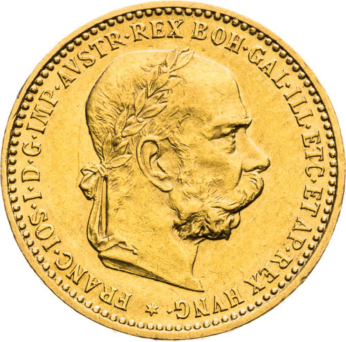 10 Corona 1896 - front