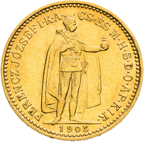10 Korona 1905 - averz