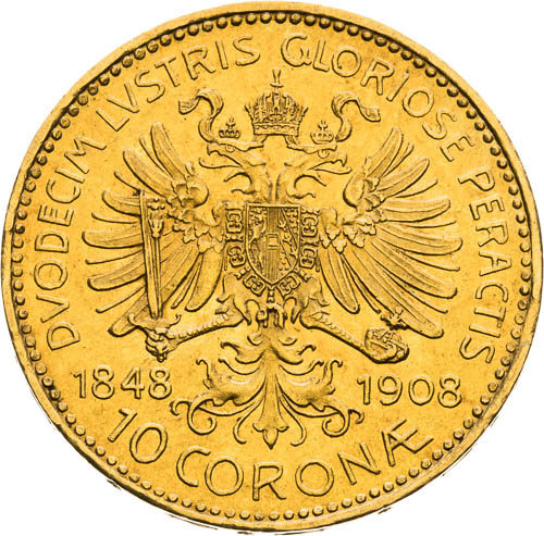10 Korona 1848-1908 - reverz