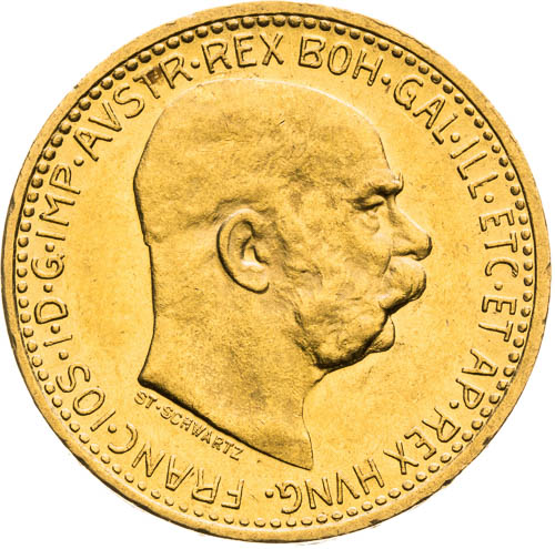 10 Korona 1909 - averz