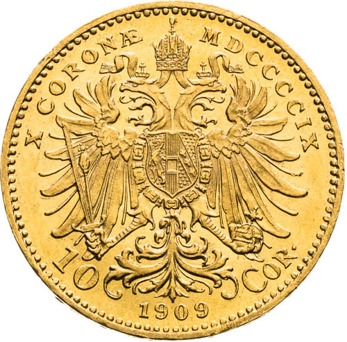 10 Korona 1909 - reverz