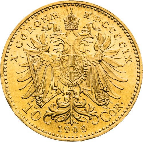 10 Korona 1909 - reverz