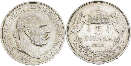 Silver coins (2 pcs) - back