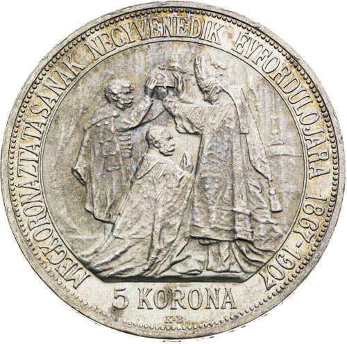 5 Corona 1907 - back
