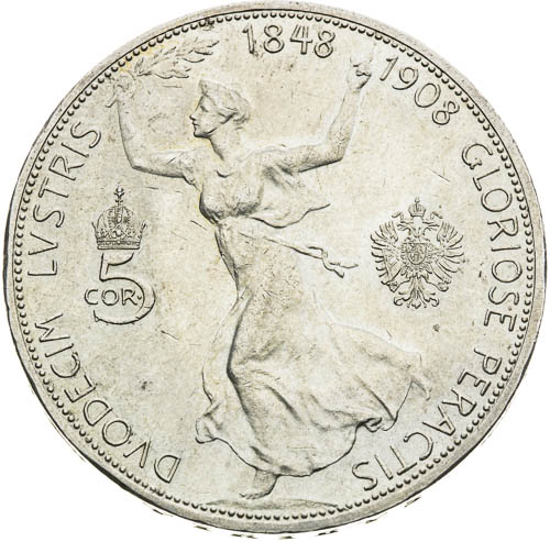 5 Corona 1908 - back