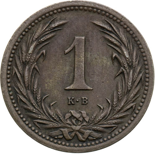 Fillér 1914 - revers