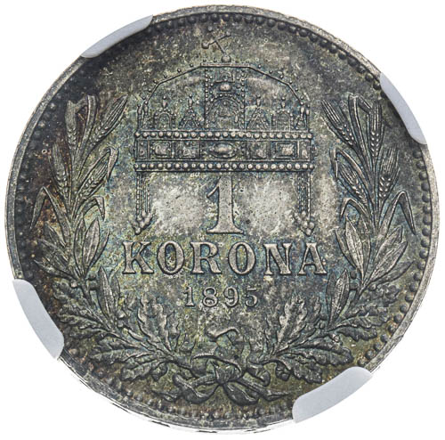 Koruna 1895 - back