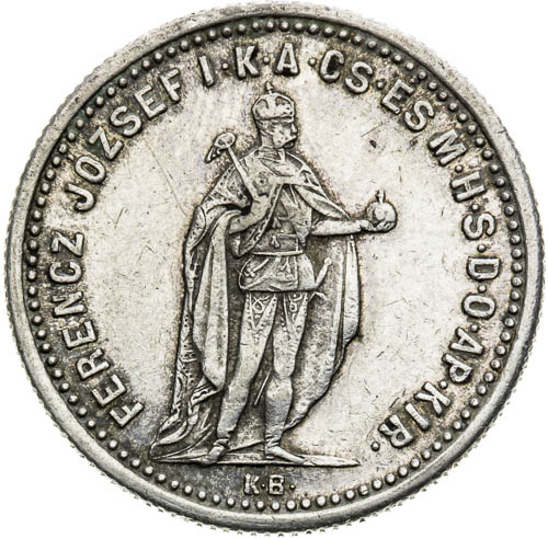 Stříbrný žeton 1892 - avers