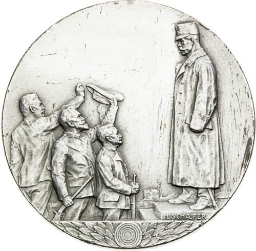Stříbrná medaile 1912 - avers