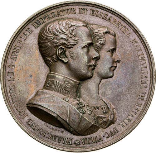 Medaile 1854 - avers