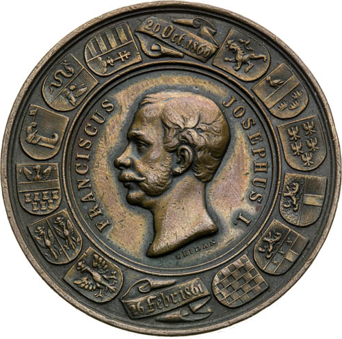 Medaile 1861 - avers