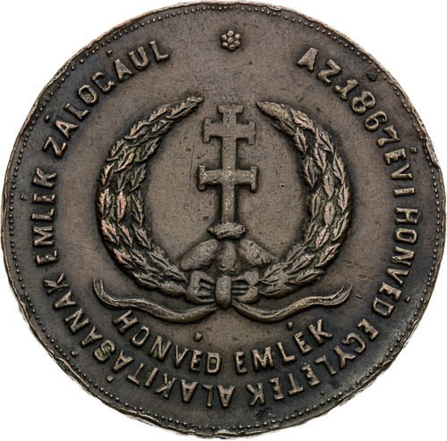 Medaile 1867 - revers
