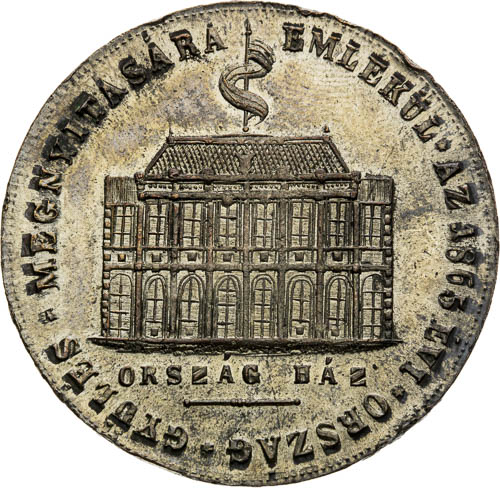 Medaile 1867 - revers