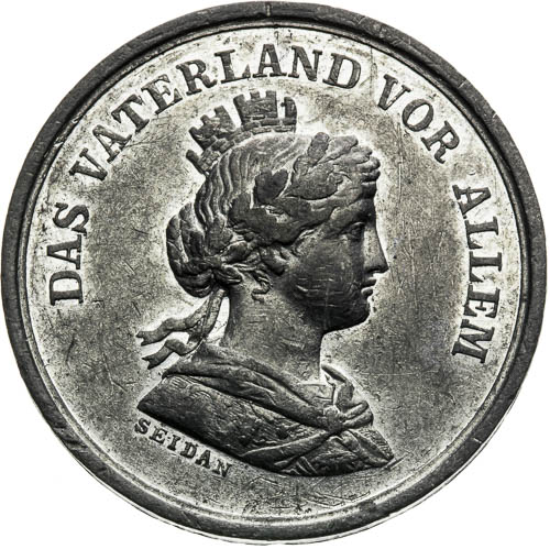 Medaile 1868 - avers