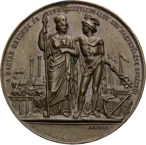 Medaile 1874 - revers