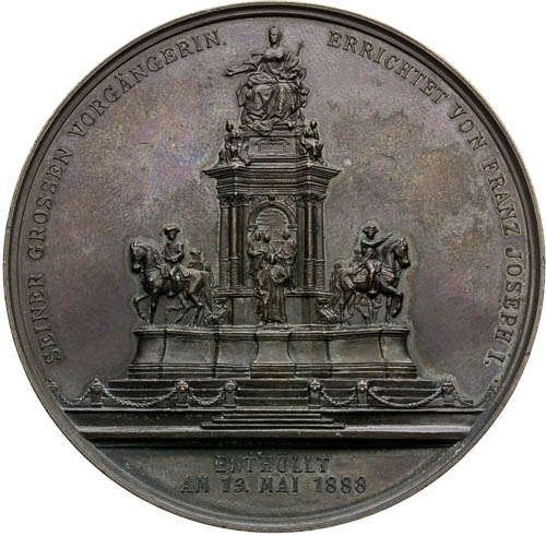 Medaile 1888 - revers