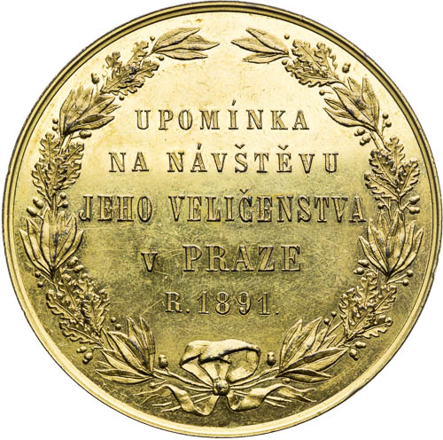 Medal 1891 - back