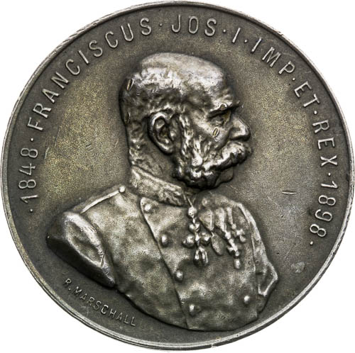 Silver medal 1898 - front