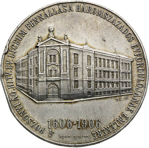 Silver medal 1906 - back