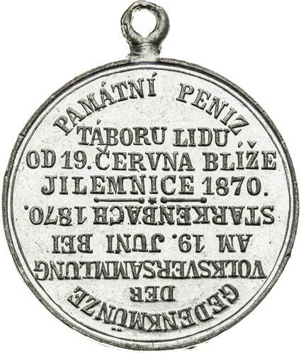 Medal 1870 - back