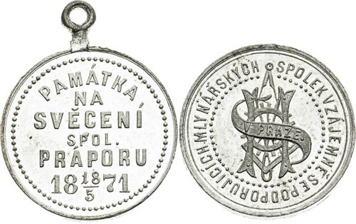 Medaile 1871 (2 ks) - revers