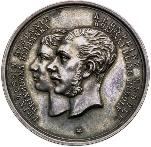 Strieborná medaila 1881 - averz