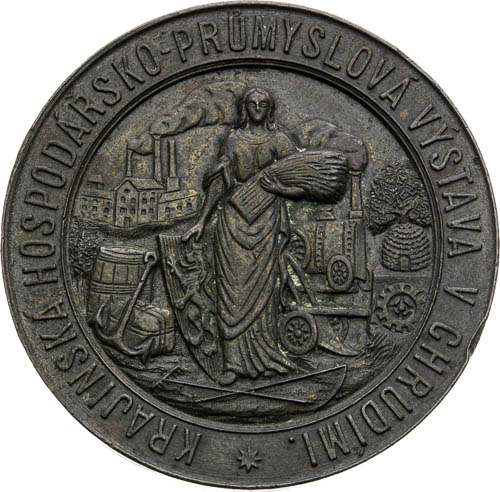 Medaila 1881 - reverz