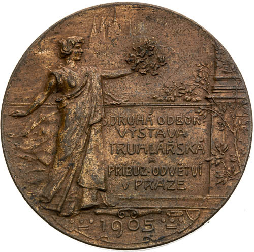 Medaila 1905 - averz
