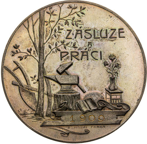 Medaila (1909) - reverz