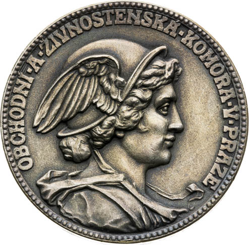 Strieborná medaila (1917) - averz